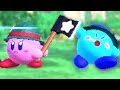 All Minigames In Kirby Star Allies - Blue Kirby Vs. Kirby Vs. Yellow Kirby Vs. Green Kirby