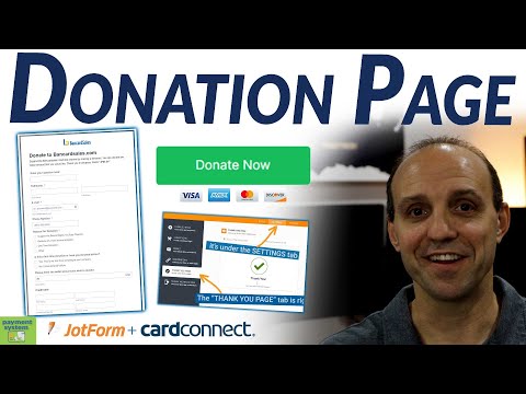 Payment System - Donation Page - Hosted Payment Page with JotForm Donate Button