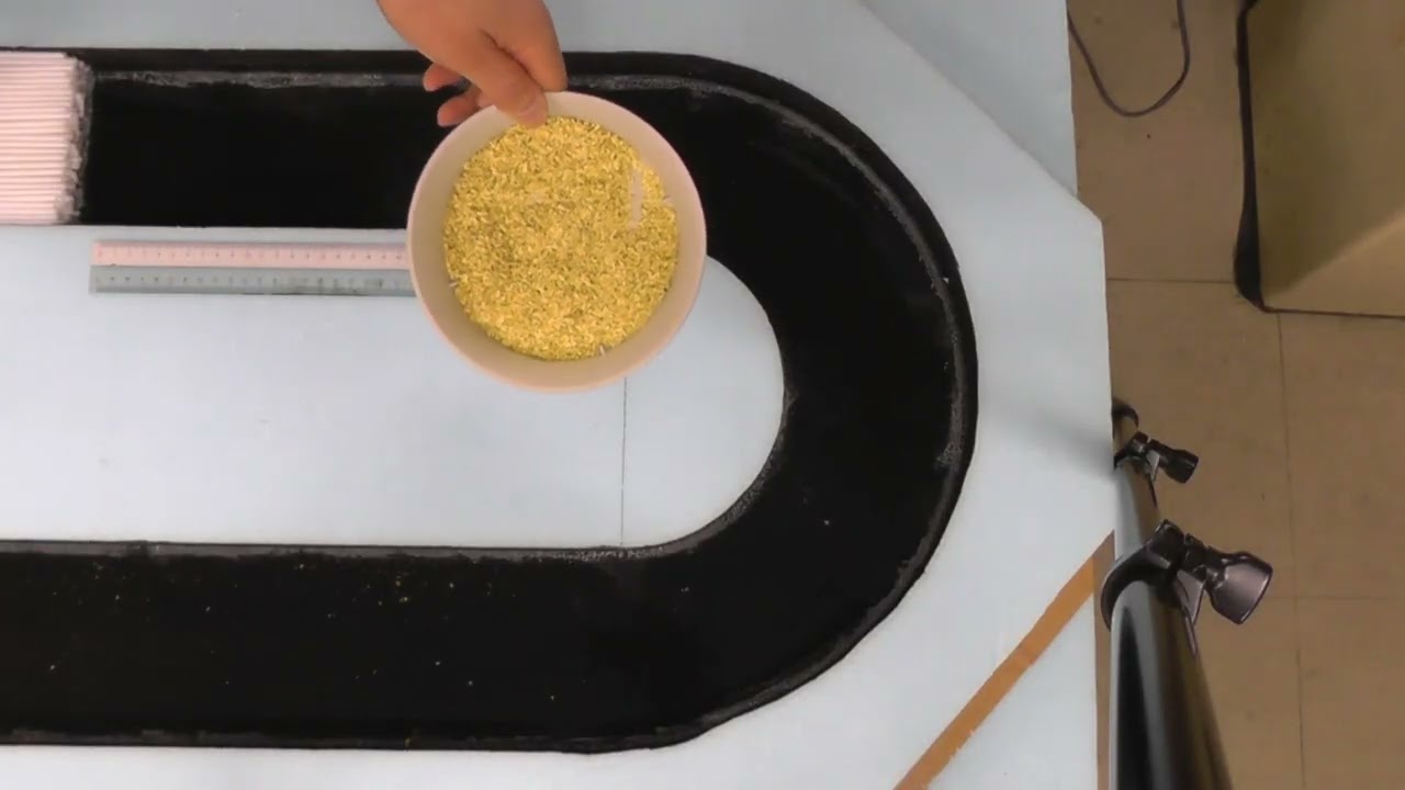 曲がる川の流れの速さ２