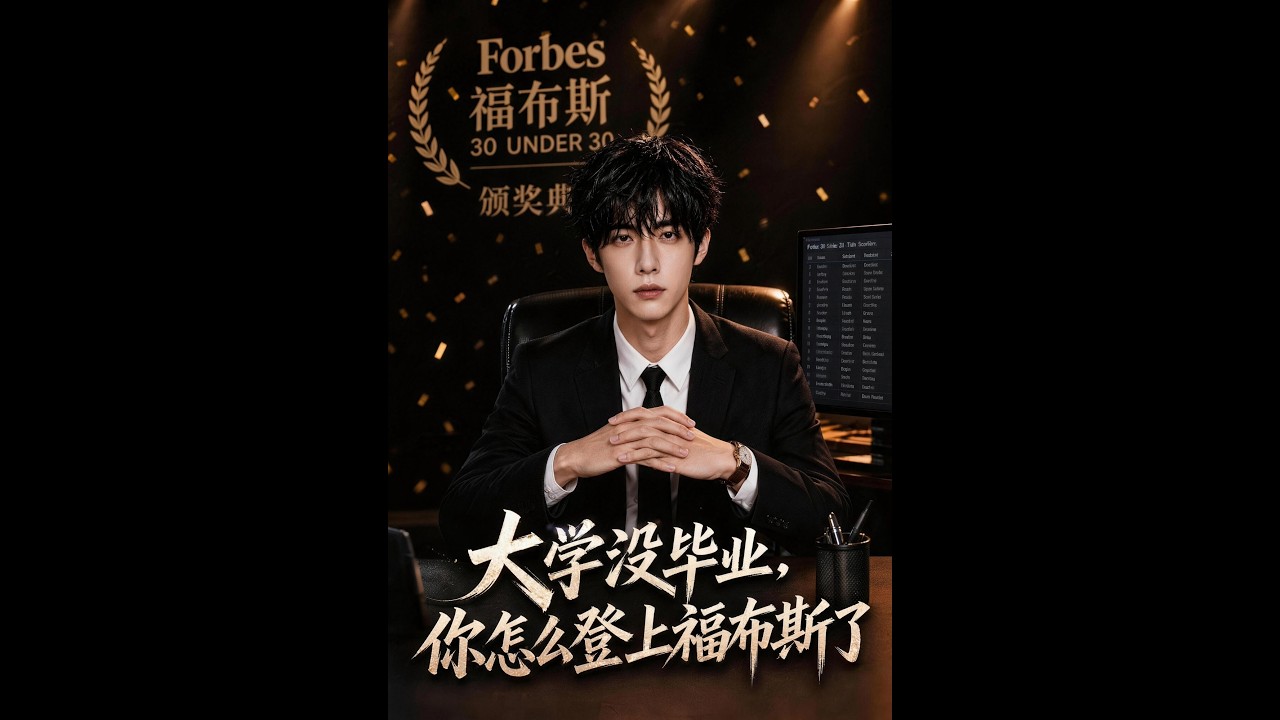 【一口气看完】《大学没毕业，你怎么登上福布斯了！》#短剧 #AI短剧 #逆袭 #drama #爽剧 #鲨鱼先生