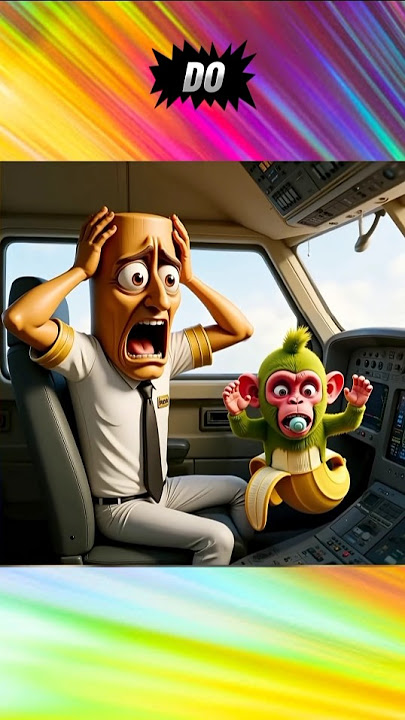 The chimpanzee wants to be a banana pilot! So what's the point of it? #aibrainrot #shortsfeed