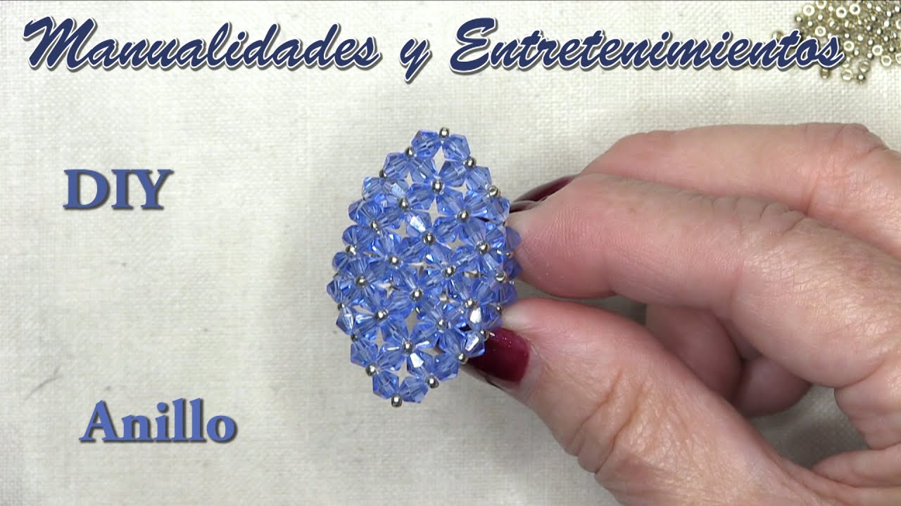 DIY - Anillo Cristal Azul💍💍💍