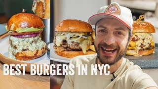 Top 4 EVEN MORE MUST EAT Burgers in NYC! | Jeremy Jacobowitz