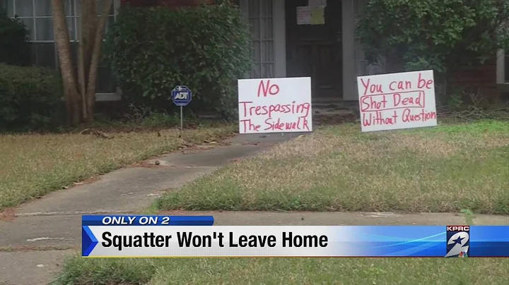 Resident refuses to leave foreclosed home
