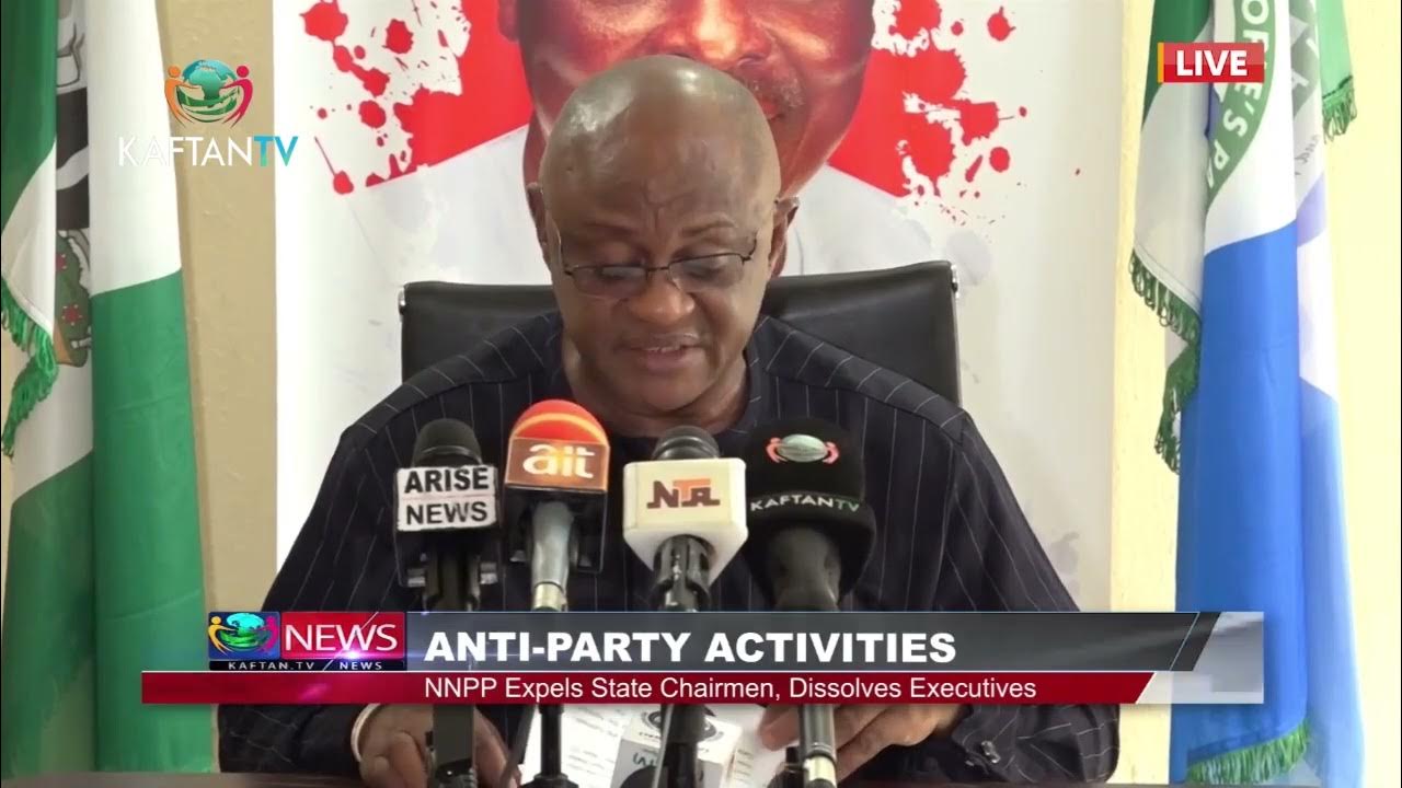ANTI PARTY ACTIVITIES: NNPP Expels State Chairmen, Dissolves Executive