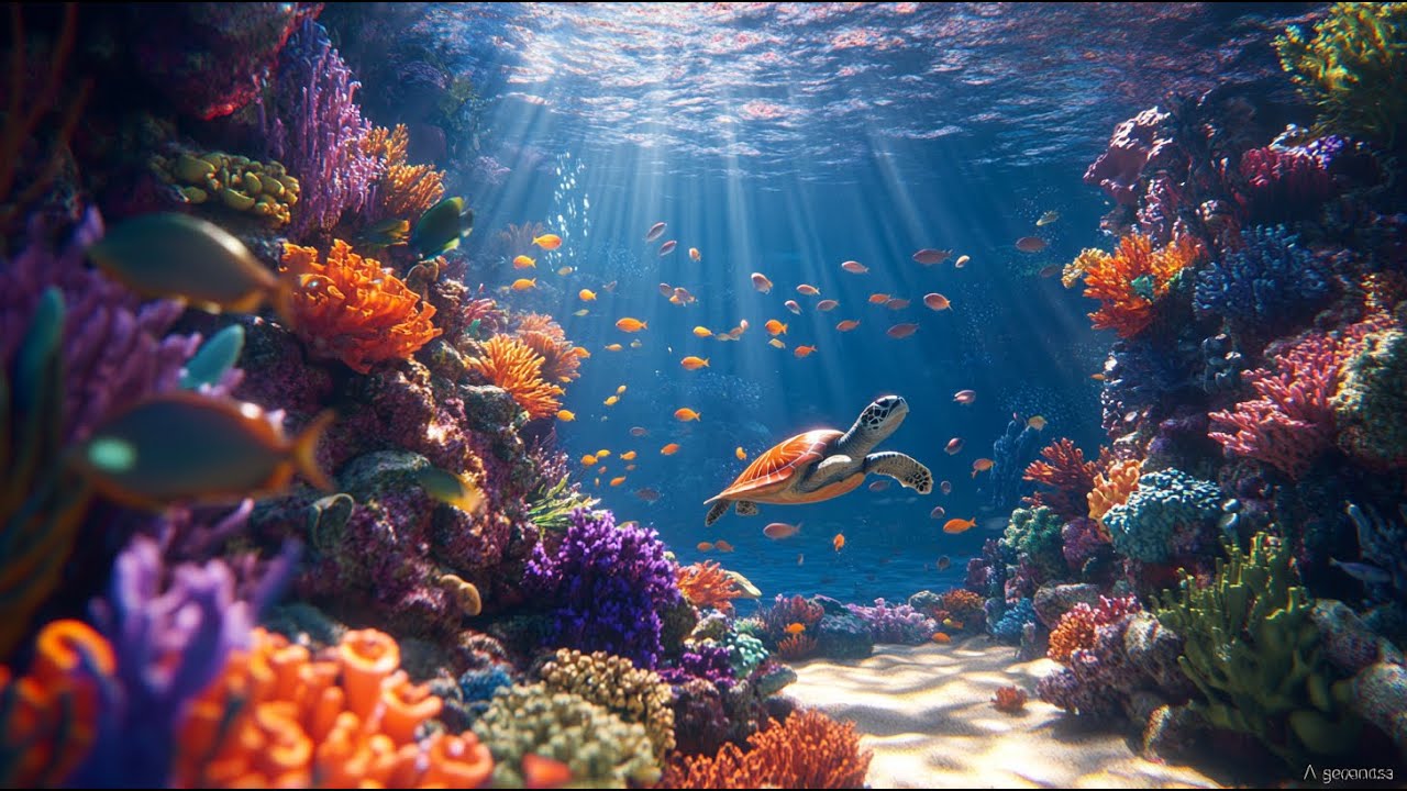 🌊 Relaxing 4K Underwater World | 3 Hours of Soothing Ocean Ambience 🐠 ...