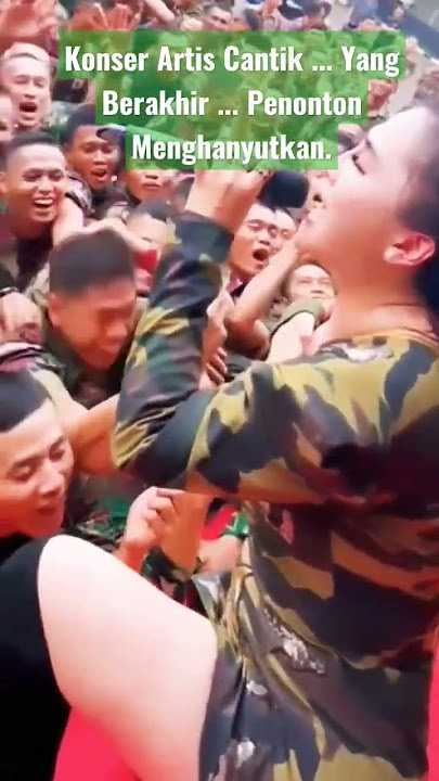 Konser Artis Cantik ... Yang Berakhir ... Penonton Menghanyutkan.    #shorts