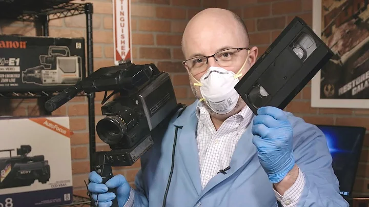 Old Video Camera and VCR un-bagging.  Complete with bonus mold and dust!