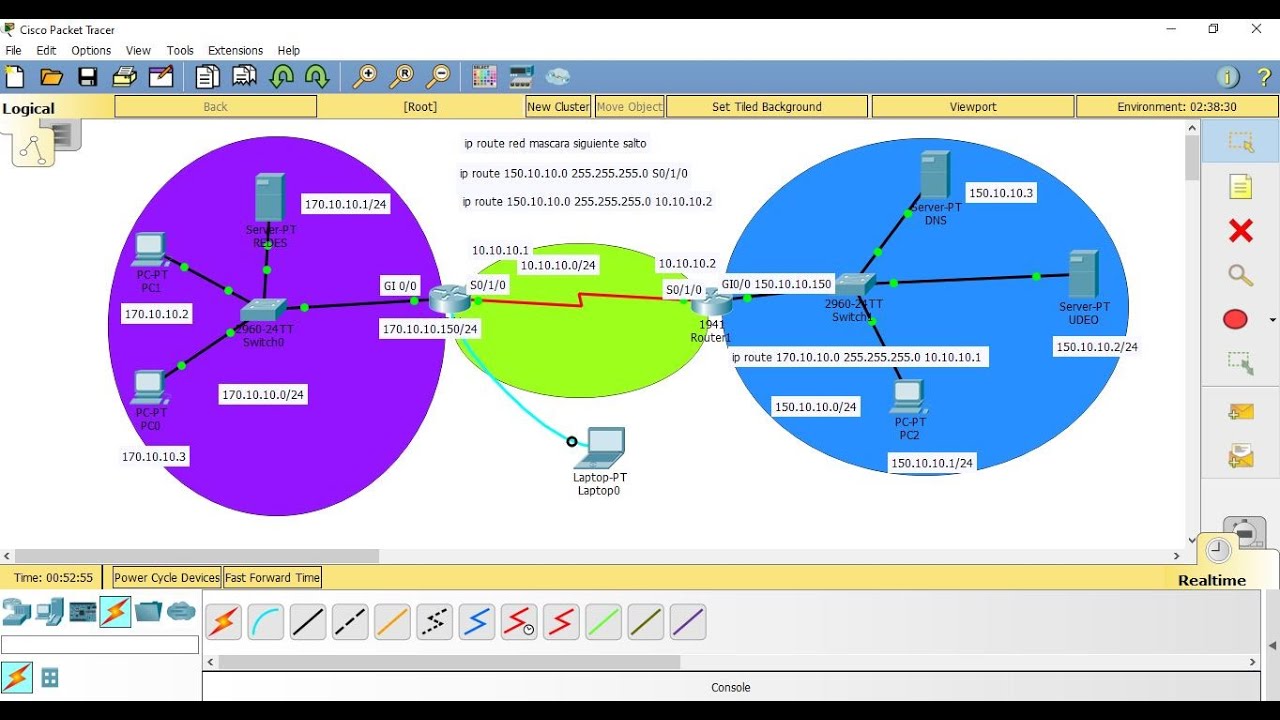 Packet Tracer configuracion de servidor DNS y Paginas WEB - YouTube