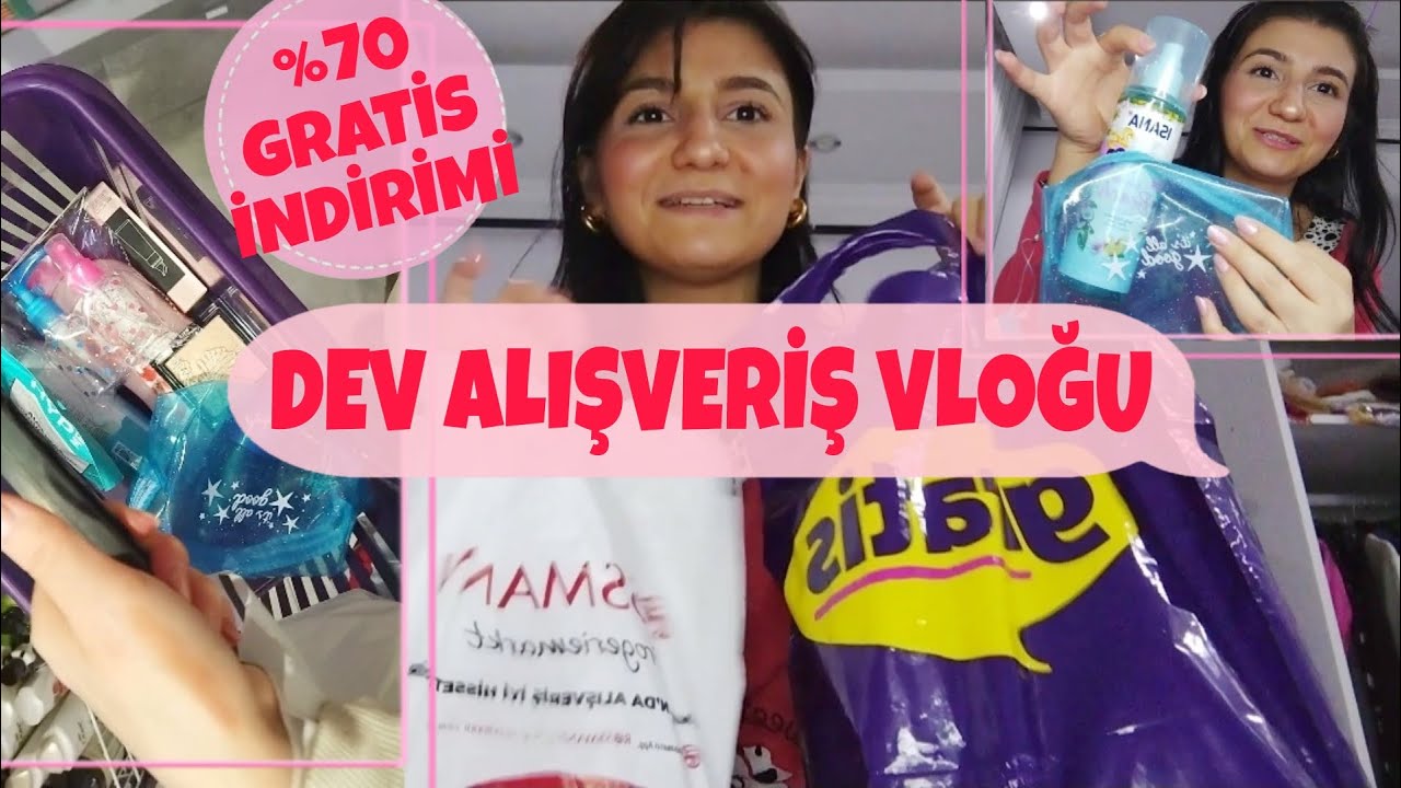 DEV ALIŞVERİŞ VLOĞU | GRATİS İNDİRİMİNDEN ALDIKLARIM