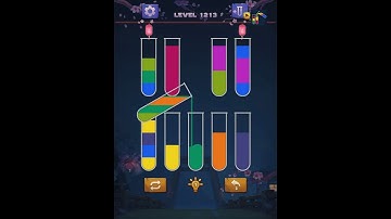 Water color sort puzzle level 1213 ios android | Sort water color puzzle leve 1213 ios #shorts