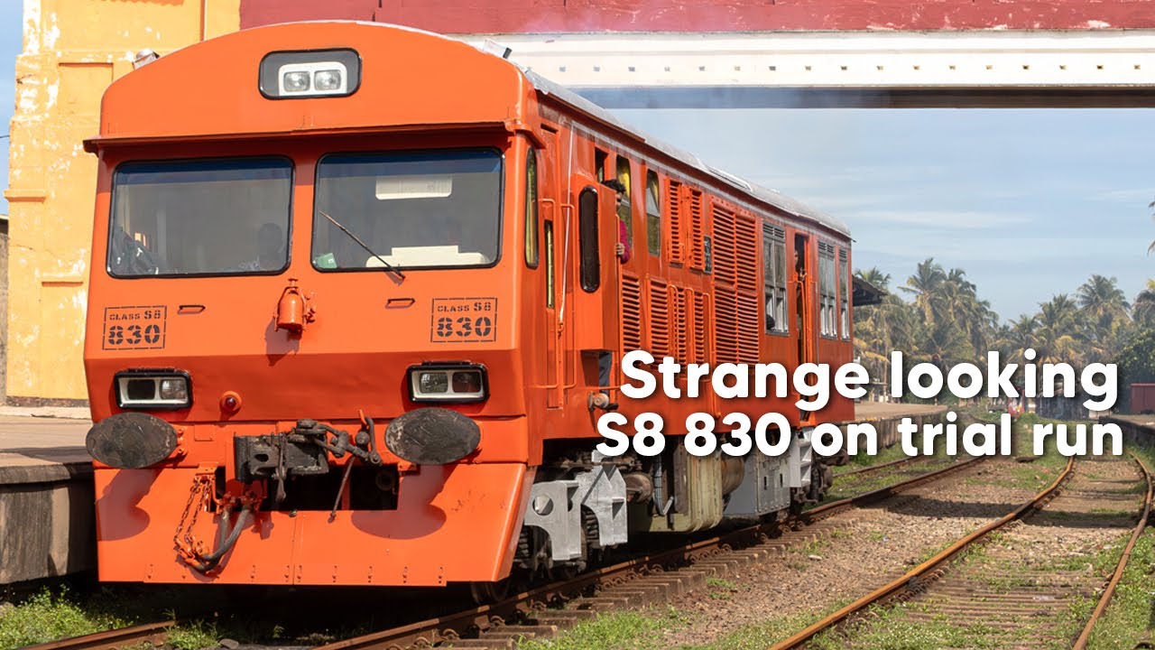 Newly repaired S8 830 is released on trial run looking very different!