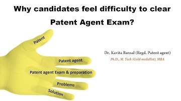 Why candidates feel difficulty to clear Patent Agent Exam? WITH SOLUTION