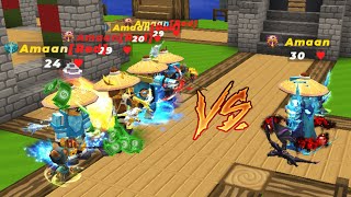 1 Amaan VS 4 Amaans In Bedwars!