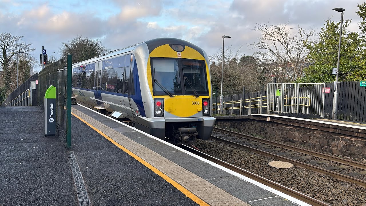 A Trip onboard NIR DMU 3006 Belfast Grand Central to Dunmurry (Express)