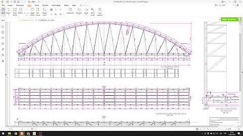 Analysis and design of an arch bridge using python