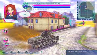 Girls Und Panzer: Dream Tank Match - P40 vs Type 10!