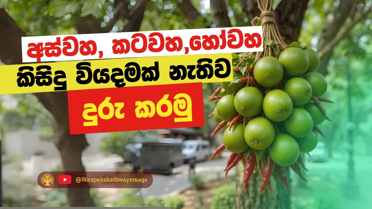 ඇස්වහ, කටවහ, හෝ වහ, අමනුෂ්‍ය දෝෂ  වලට වැටබදින ආකාරය