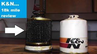 K&N Oil Filter 18,000 Mile Review
