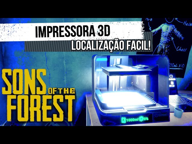 Filhos da Floresta - Como encontrar uma impressora 3D