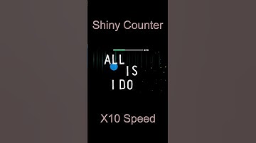 Shiny Counter - X10 Speed #shorts