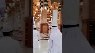 Prophet Mosque (ﷺ) Inside View of Masjid Al Nabawi | Madina Live #madina #shorts