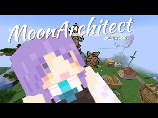 【Minecraft】Chilling on minecraft【Moona】のサムネイル