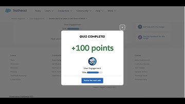 Enable Users to Learn in the Flow of Work | User Engagement | Salesforce | Module