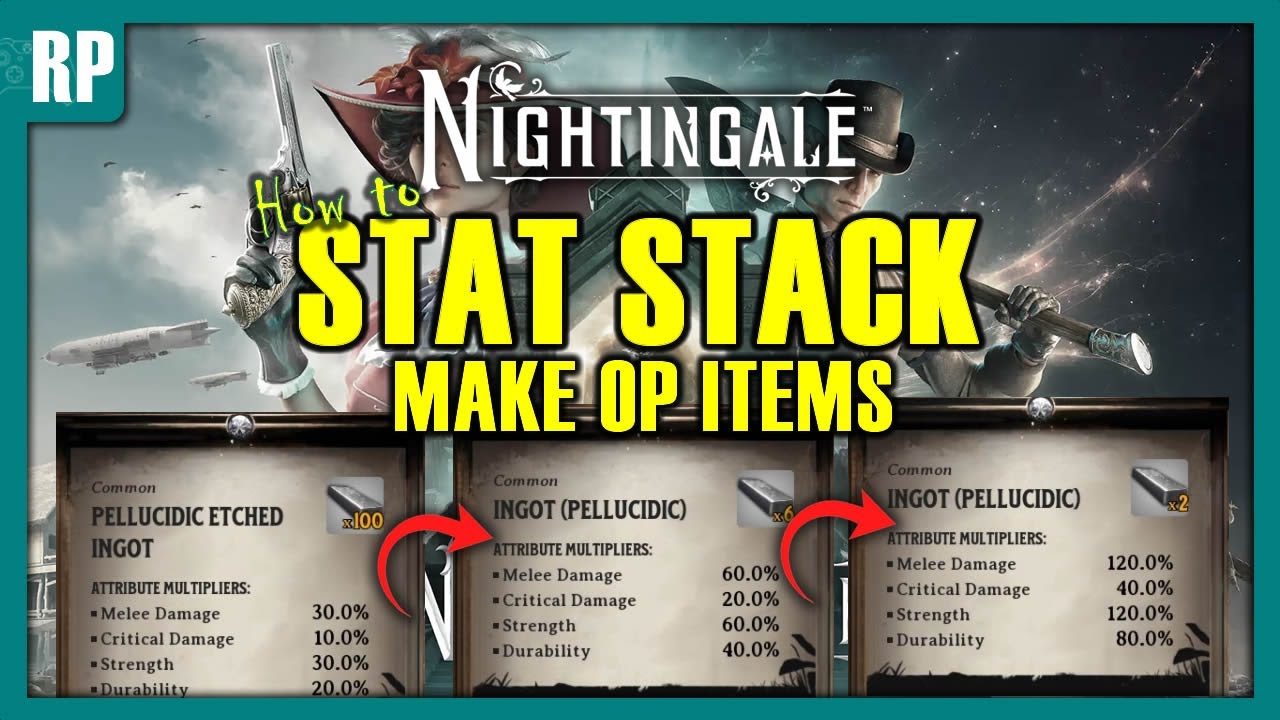 Stat stacking nightingale make op items youtube