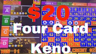 Playing $20 on Four Card Keno at Green Valley Ranch Casino - Henderson, NV by LetYrLiteShine 255 views 12 days ago 8 minutes, 31 seconds