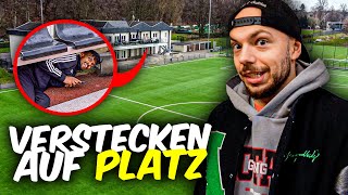 VERSTECKEN CHALLENGE AUF DEM FUßBALLPLATZ !