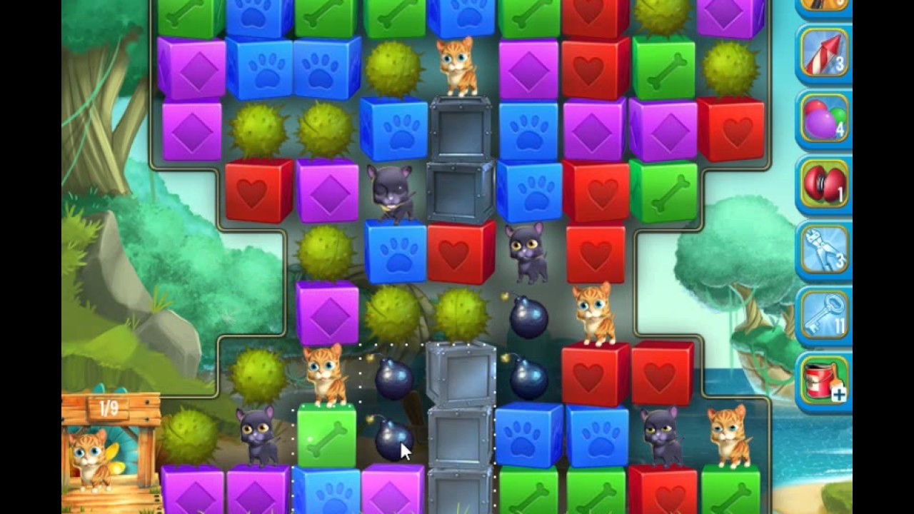 Pet Rescue Saga, Pet Island, 1st February 2017, level 7 😈 ►TOBIAS DEAMON◄