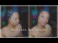 How to do knotless box braids for beginners