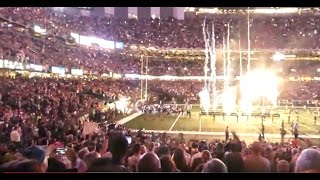 Seattle Seahawks vs New Orleans Saints - Intro & National Anthem.