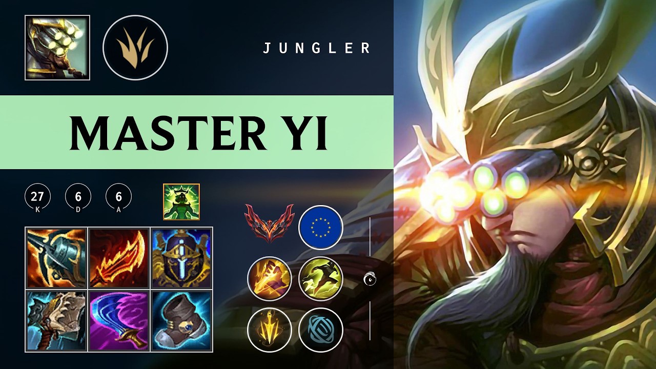 Master Yi Jungle vs Warwick - EUW Grandmaster Patch 26.04