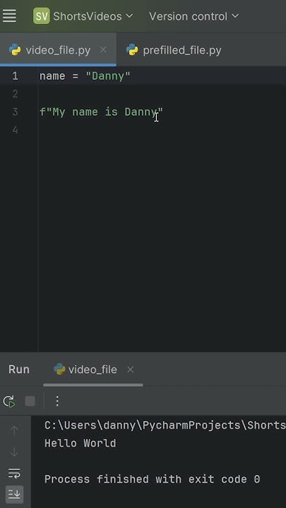 How to use F-Strings in Python in 30 Seconds #shorts #coding #python # ...
