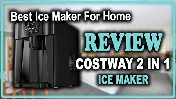 COSTWAY 2 in 1 Countertop Ice Maker with Built-in Water Dispenser Review