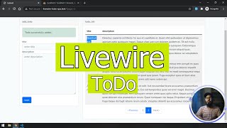 Laravel v8 Livewire v2 Todo list - SPA