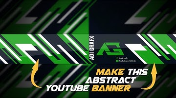 Simple abstract YouTube Banner on Android