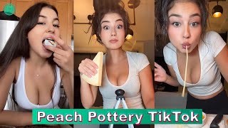 Peach Pottery New TikTok Videos 2023 | Renee Monaco TikTok Art/Food/Asthetic/ASMR Compilation