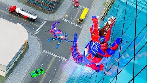 Crocodile Robot Transform Car -Android  Gameplay