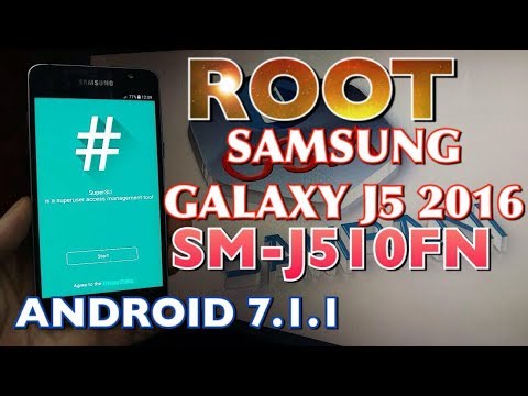 How To Root Samsung J5 2016 J510FN Android 7.1.1 / Root Samsung Galaxy J5 2016 J5 2016 Android 7.1.1. 