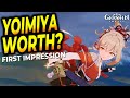 IS C0 YOIMIYA A GAME BREAKER? 100 Crit Rate / 200 Crit Damage Showcase