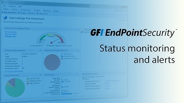 Status monitoring and alerts | GFI EndPointSecurity
