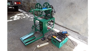 Abaca/Coco coir Twining Machine