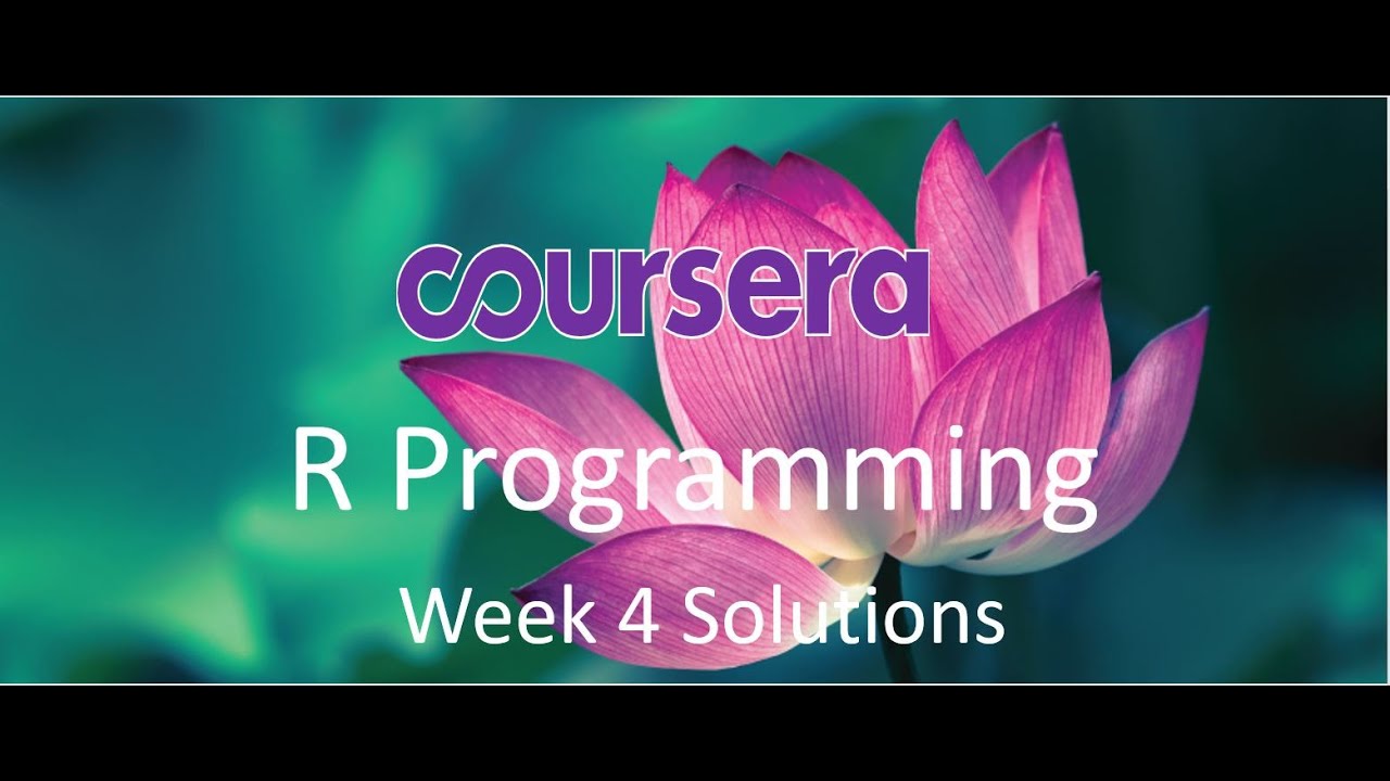 coursera r programming week 4 assignment