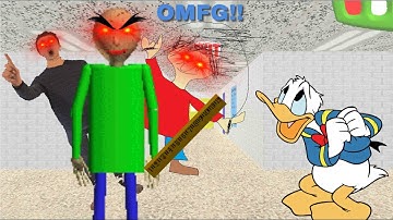 I FUCKING HATE BALDI!!: Donald Duck Plays baldi’s basics
