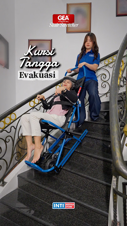 Turunin pasien itu berat & bahaya! Stair stretcher bikin aman. #stainstretcher #evakuasi