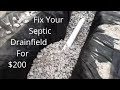 $200 Septic Drain Field Repair for Beginners