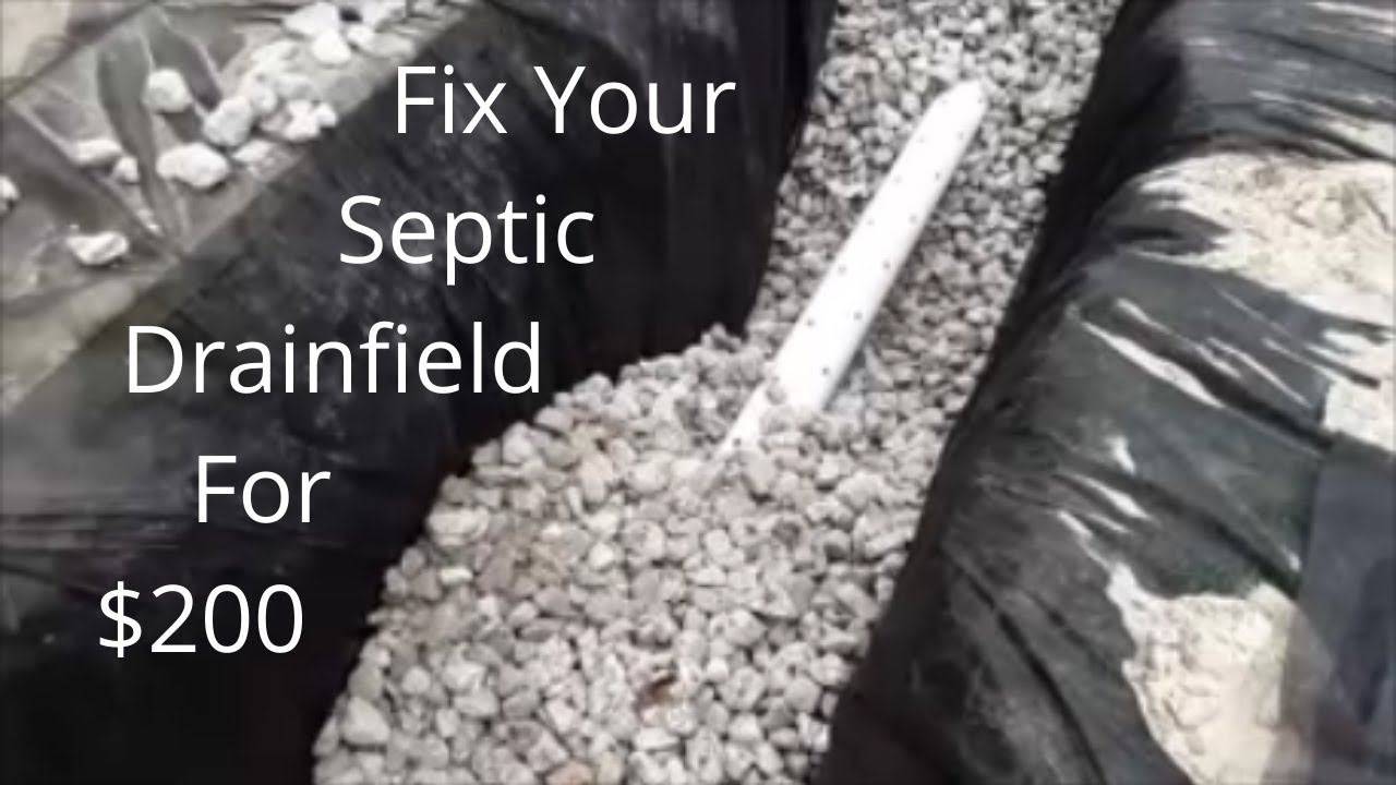 $200 Septic Drain Field Repair For Beginners